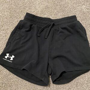 Under Armour Black Sweat Shorts- Women's XS